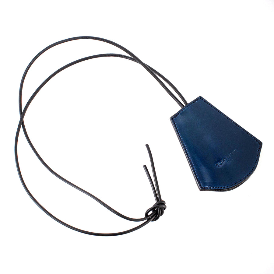 BELL Necklace  type (CORDOVAN.BLUE) - TOMYMADE