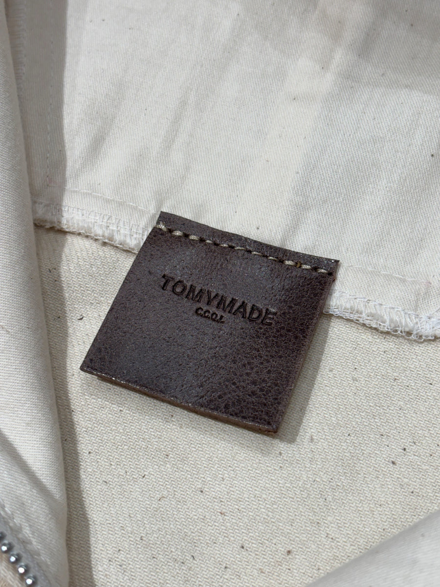 TOMYMADE denim anorak/ off-white