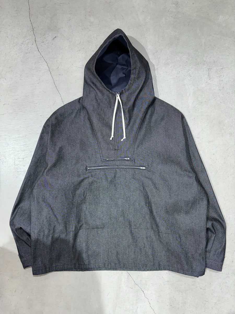 TOMYMADE denim anorak/ black