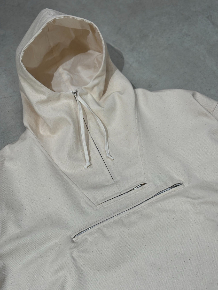 TOMYMADE denim anorak/ off-white