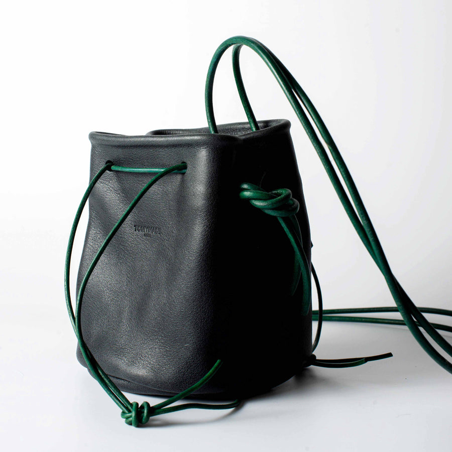 MINI BALL/black×green