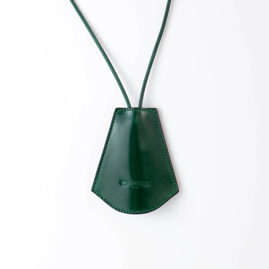 BELL Necklace  type (CORDOVAN.GREEN) - TOMYMADE
