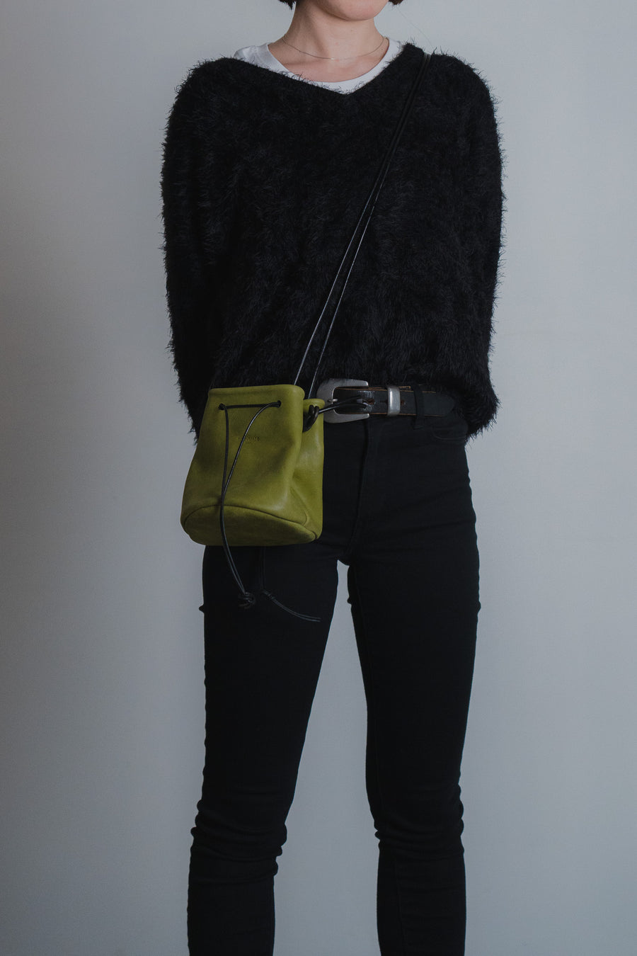 MINI BALL/black×green