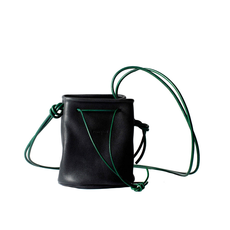 MINI BALL/black×green
